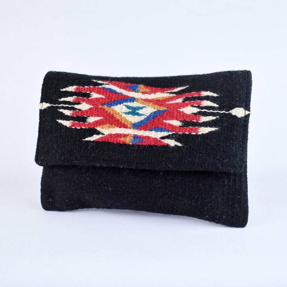 Boho Clutch Purse Chimayo Black Southwestern